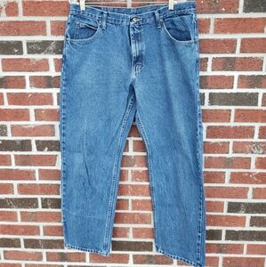 Wrangler Premium Men's Blue Regular Fit Jeans 36Wx32L